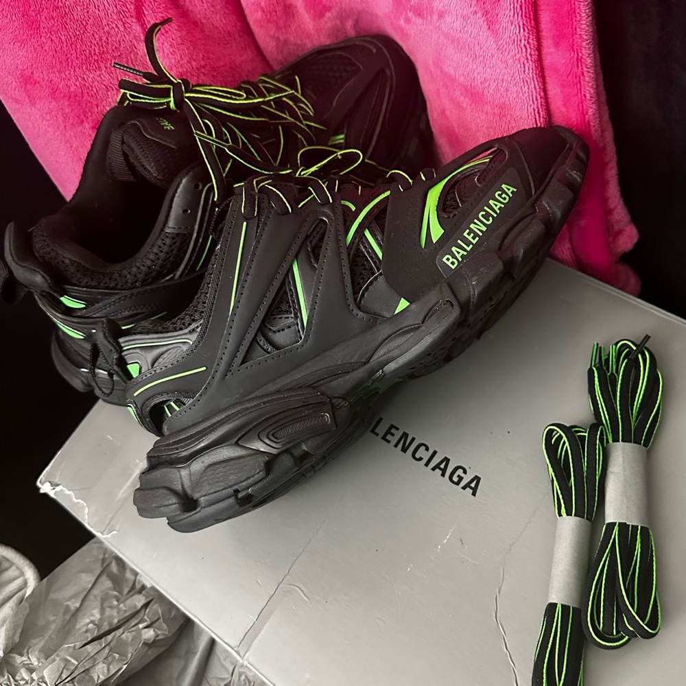 Black Green Track Balenciaga